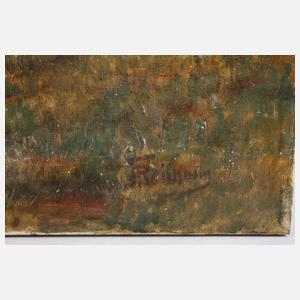 F. Reimann, Fahrendes Volk am Feuer