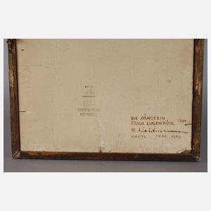 Harry Weidmann-Wilton, Damenportrait