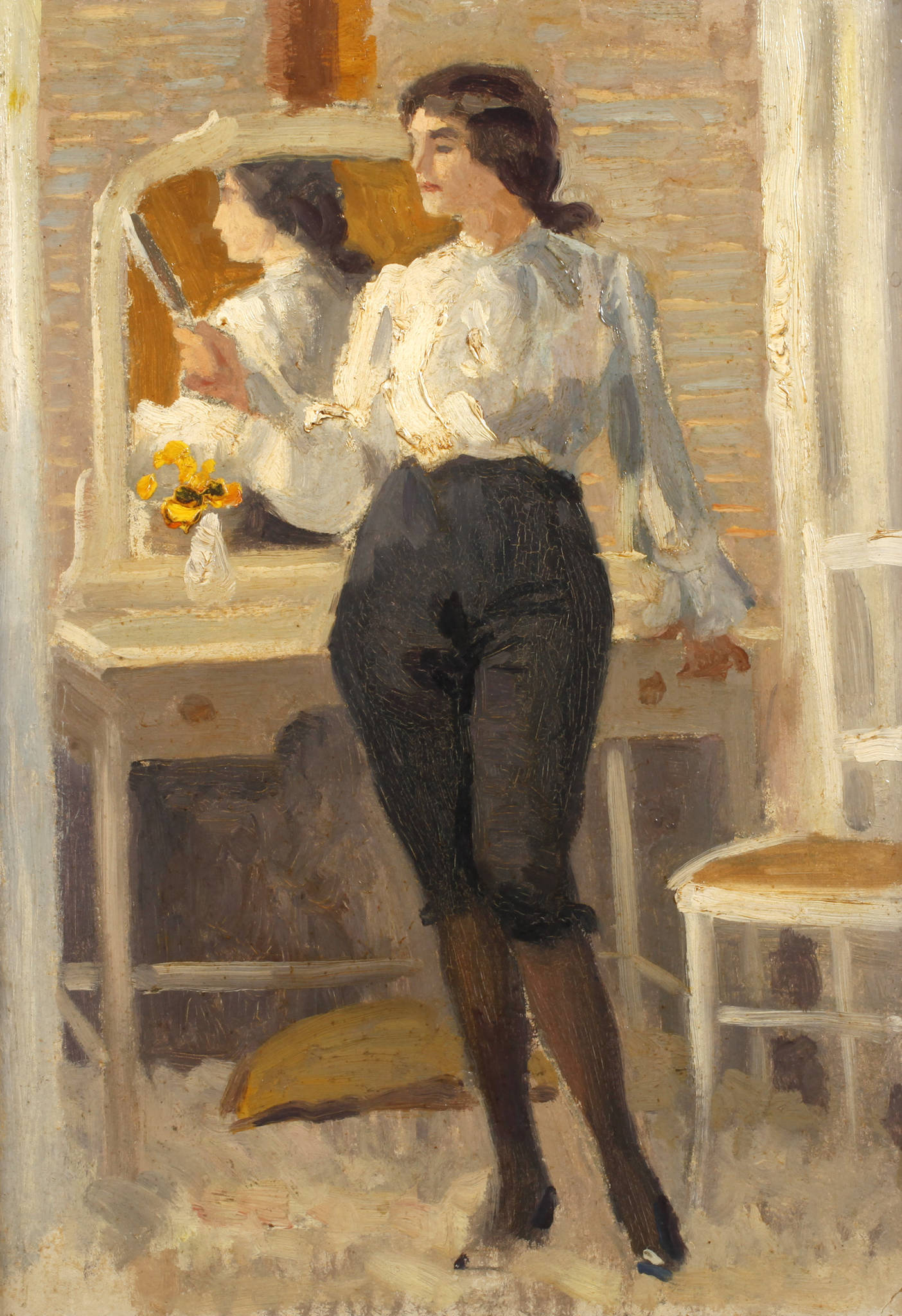 Damenportrait im Boudoir