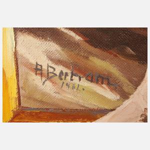 A. Bertram, Damenakt vorm Spiegel