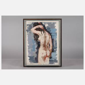 Prof. Andreas Patzelt, attr., Mädchenrückenakt