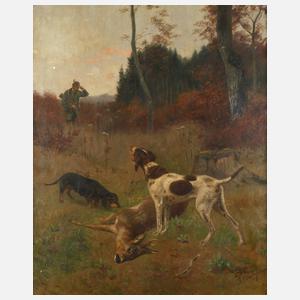 Prof. Josef Schmitzberger, Jagdszene