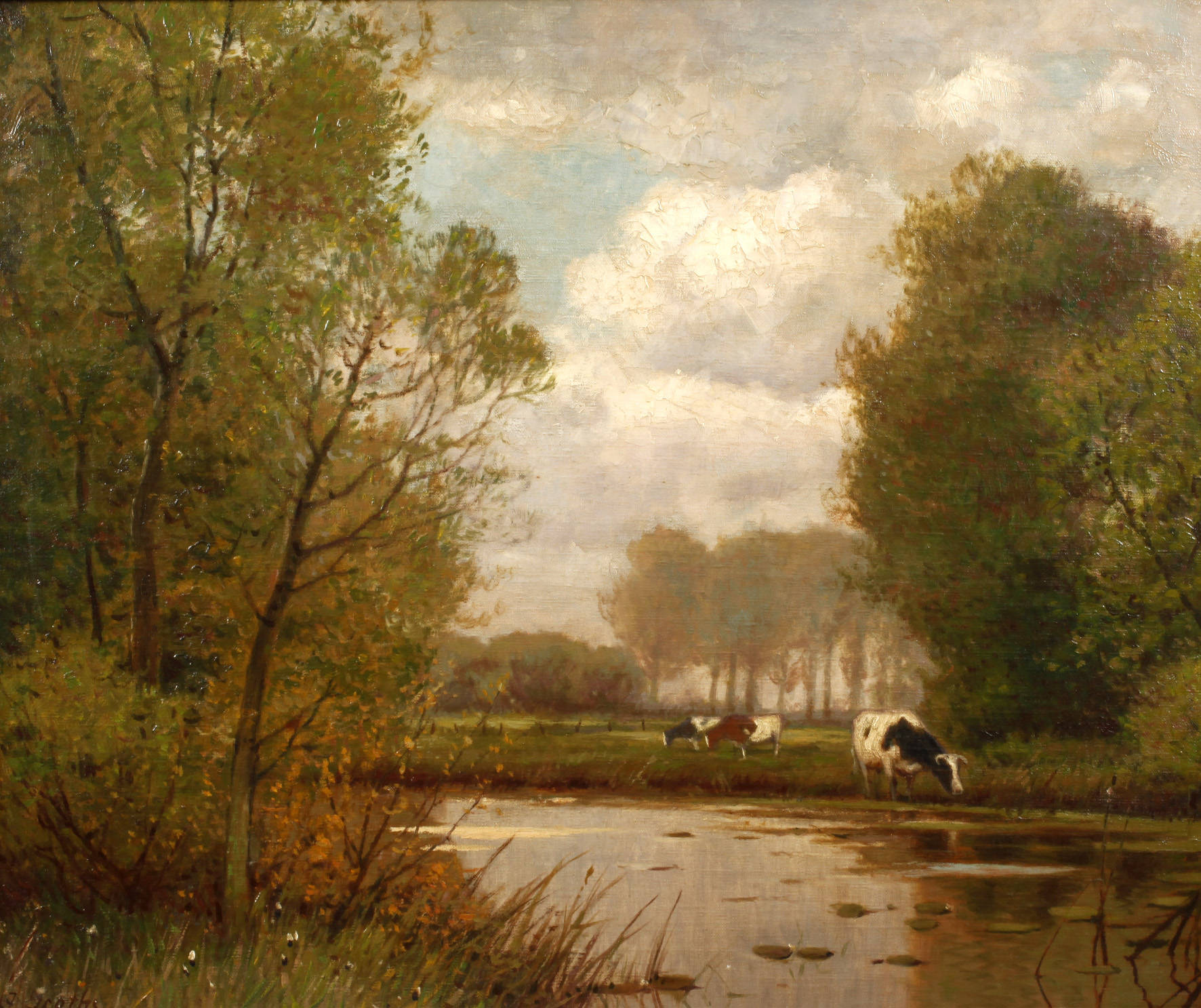 Jean Grothe, Kühe am See