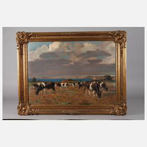 Karl Rumpel, Kühe auf der Weide