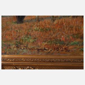 Karl Rumpel, Kühe auf der Weide