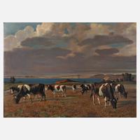 Karl Rumpel, Kühe auf der Weide111