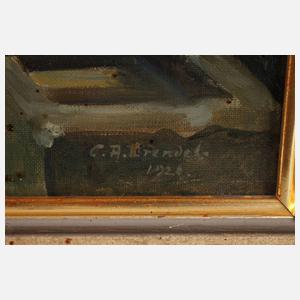 Prof. Carl Alexander Brendel, Pferde auf dem Bauernhof