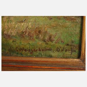 Carl Weisgerber, Haflinger auf der Koppel