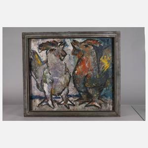 E. Schulz, Zwei Hähne