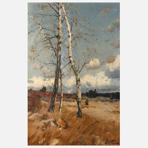 F. Frohse, Herbstliche Heide