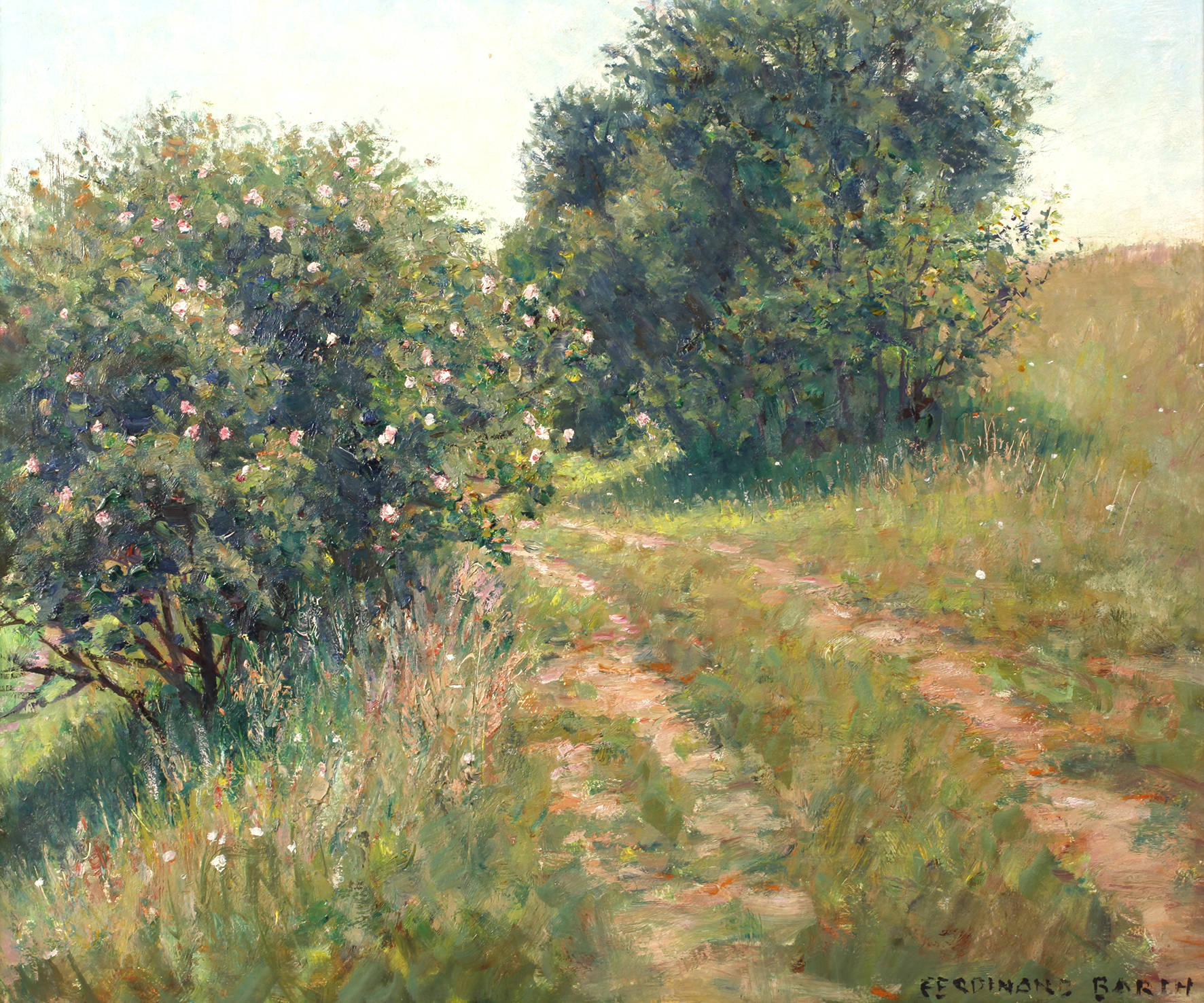 Ferdinand Barth, Frühlingslandschaft