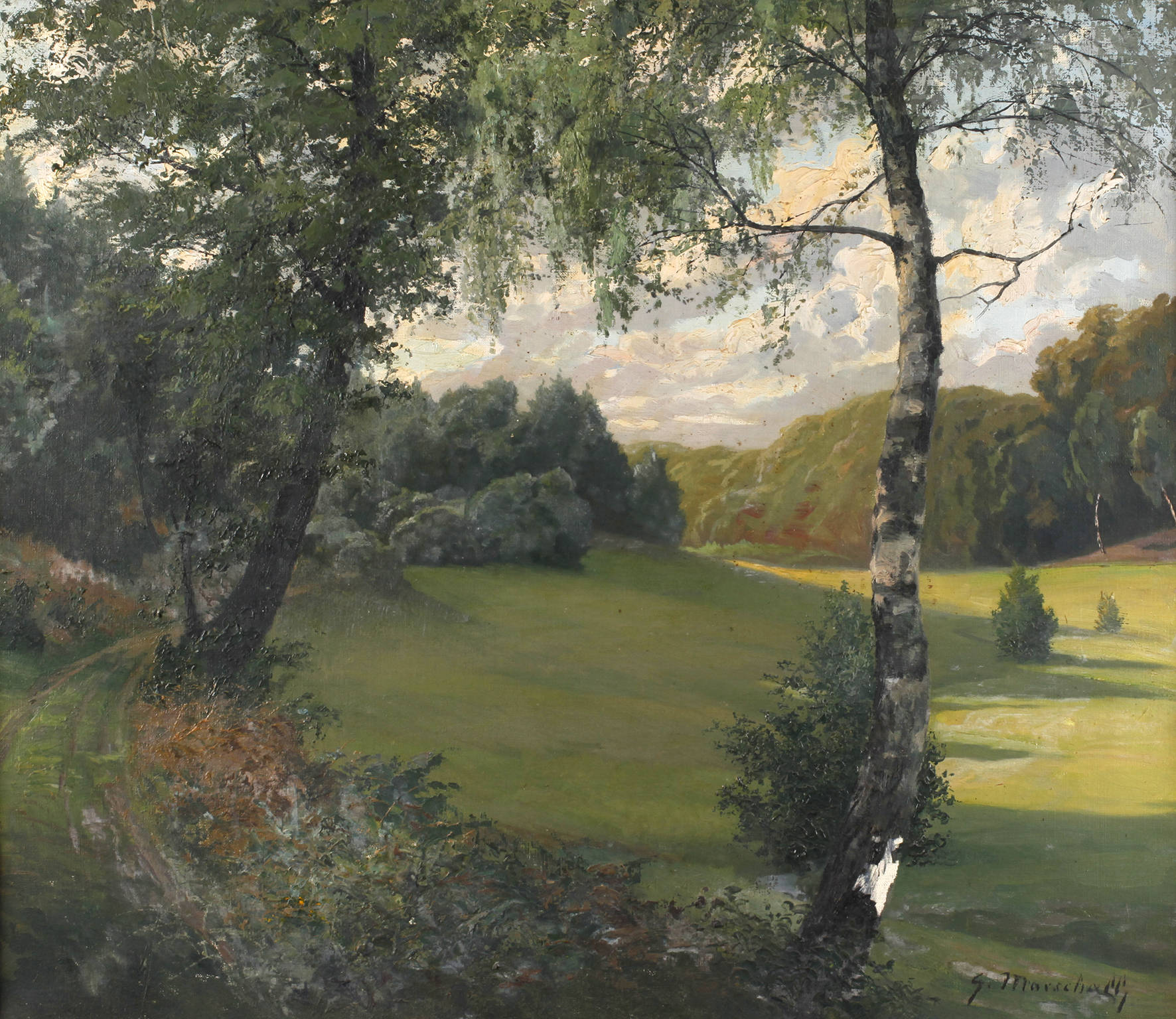 Georg Marschall, Frühlingslandschaft
