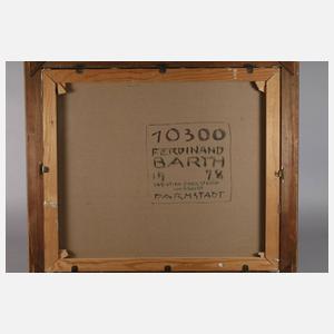 Ferdinand Barth, Hühnervolk in der Herbstsonne