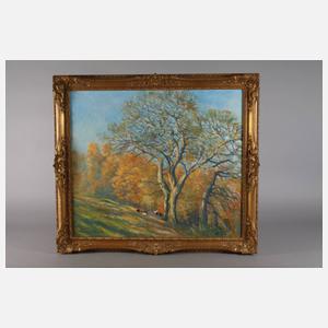 Ferdinand Barth, Hühnervolk in der Herbstsonne