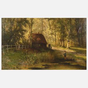 L. Landwehr, Kate am Weiher