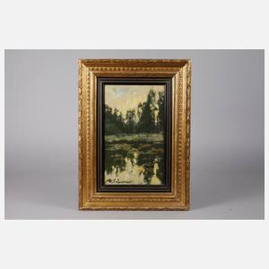 Artur Wasner, Abend am Teich