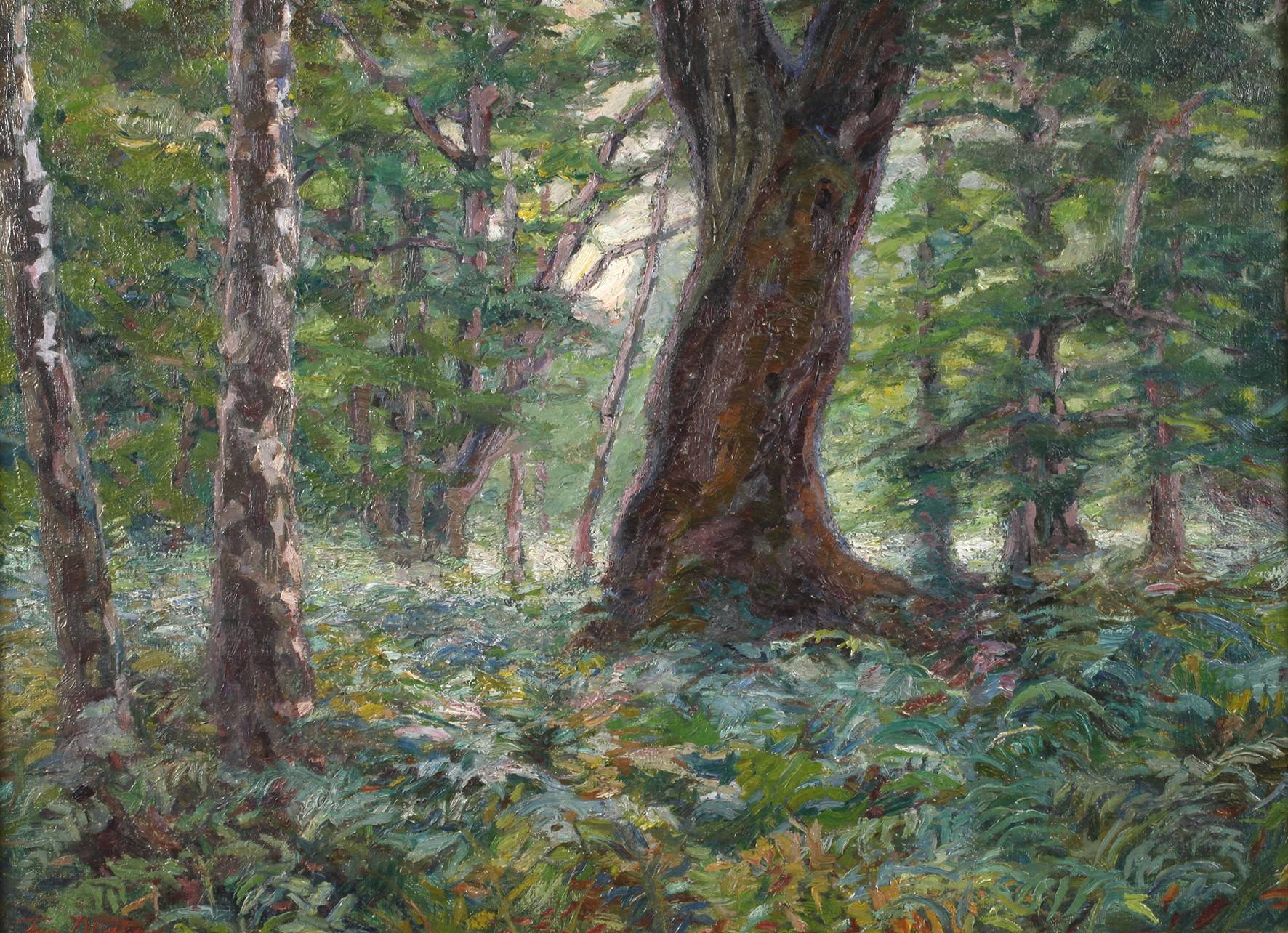 Frieda von Düring, Waldinneres