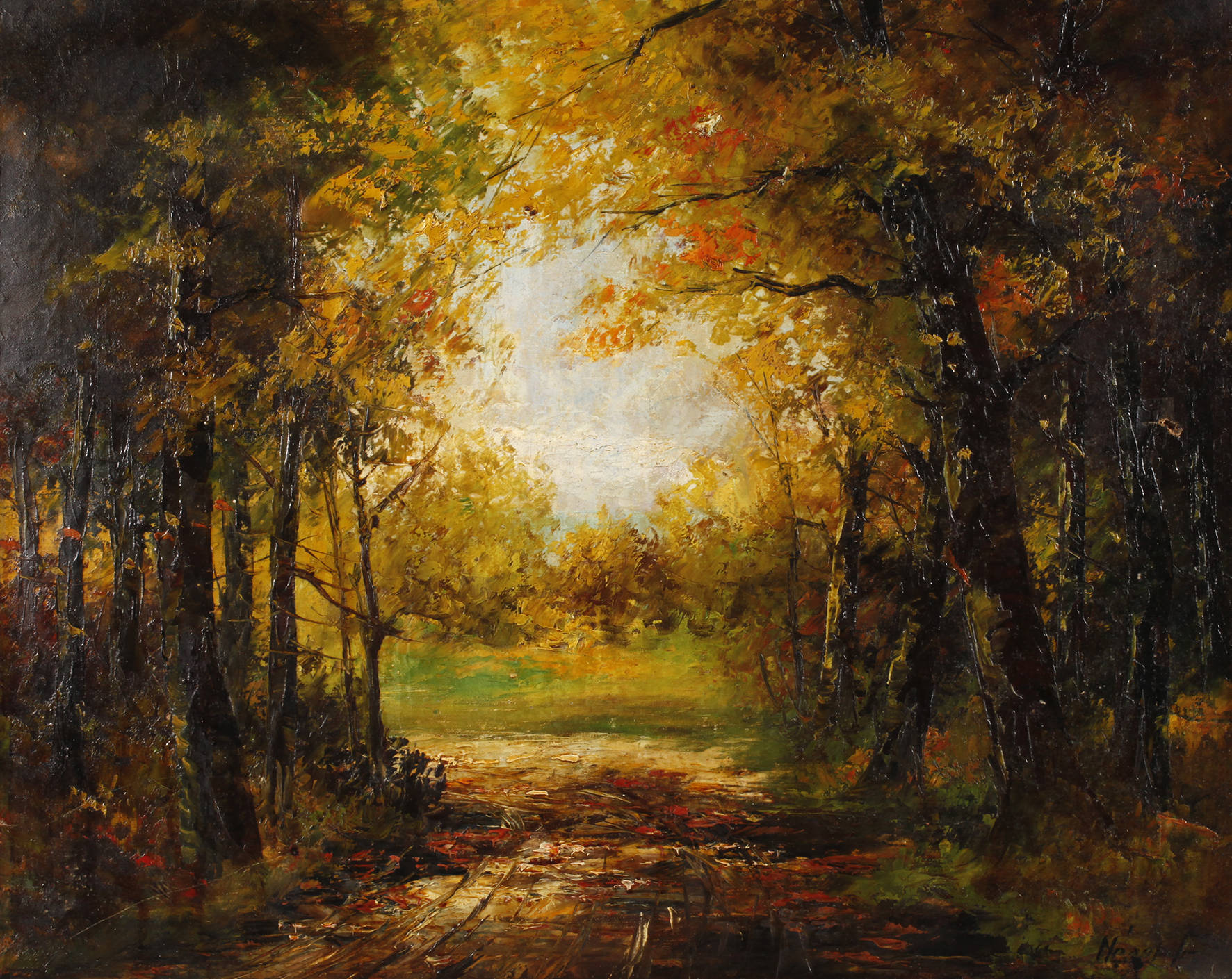 Herbstliche Waldlandschaft