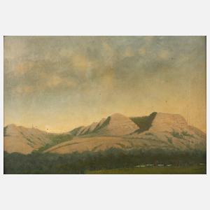 Sommerliche Ansicht der Kernberge bei Jena