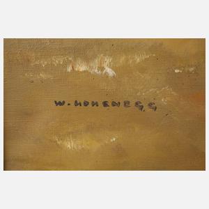 W. Hohenegg, Almhütte im Gebirge