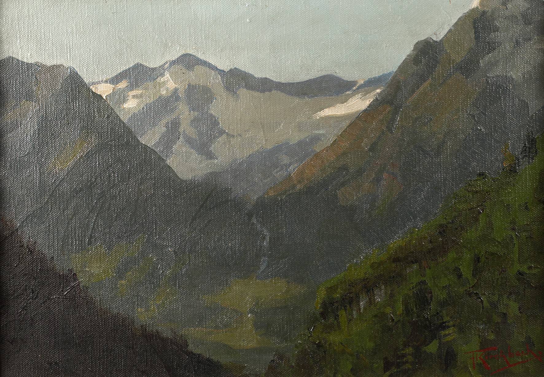Prof. Frank Kirchbach, Sommerliche Berglandschaft