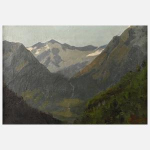 Prof. Frank Kirchbach, Sommerliche Berglandschaft