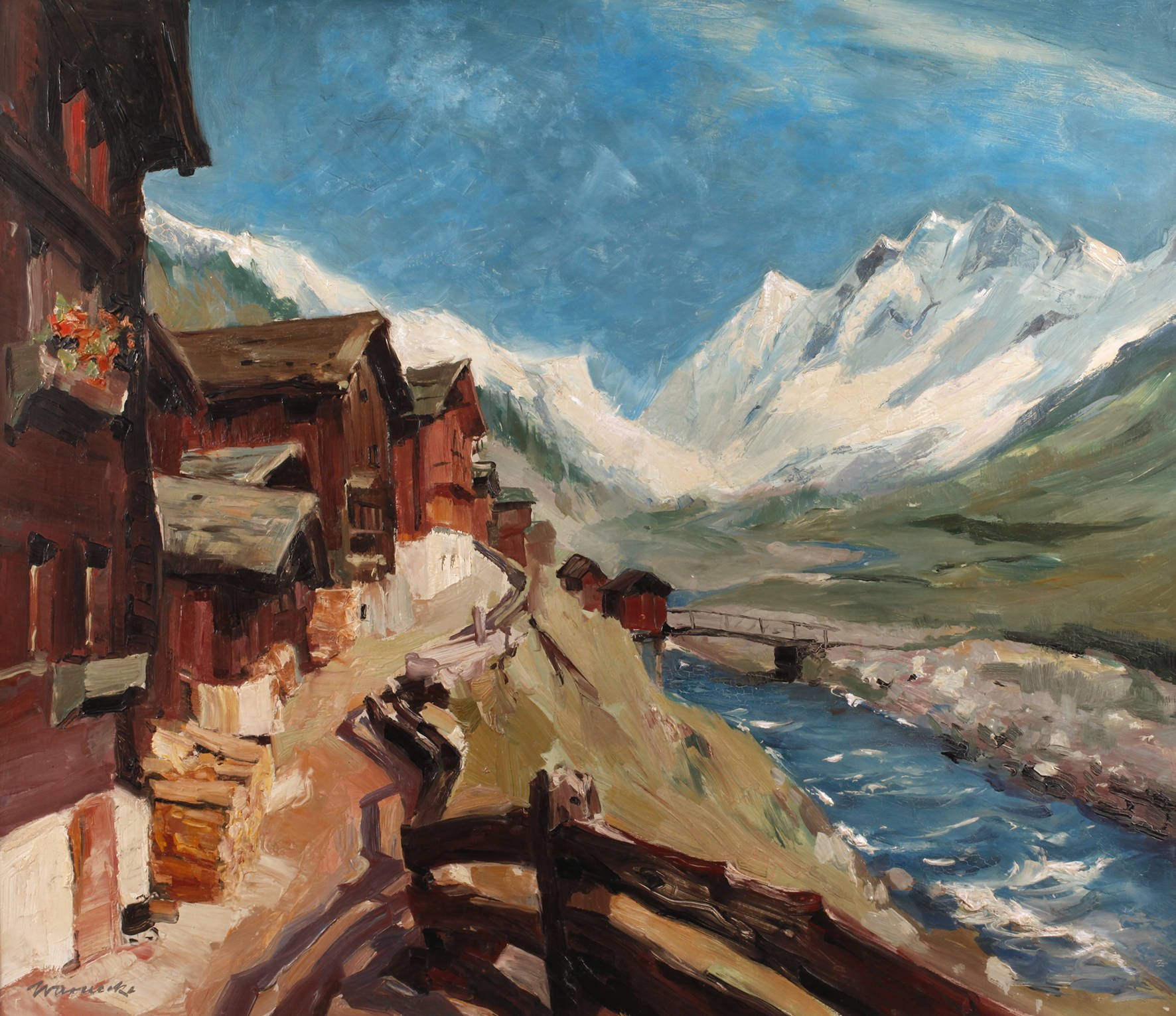 Rudolf Warnecke, Alpendorf