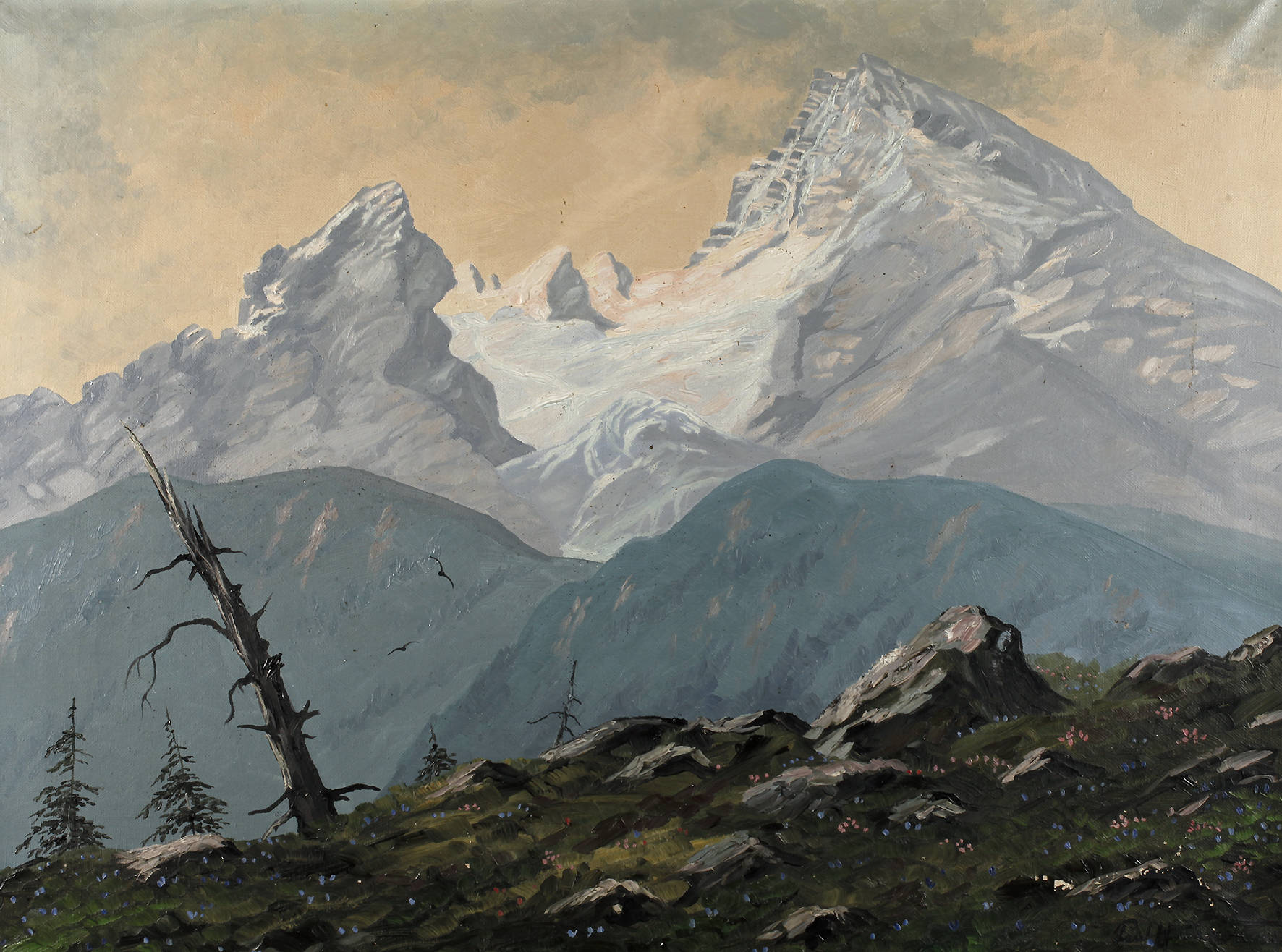 Blick auf den Watzmann