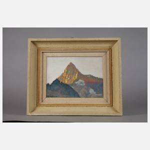 Albert Nyfeler, ”Bietschhorn von Osten”