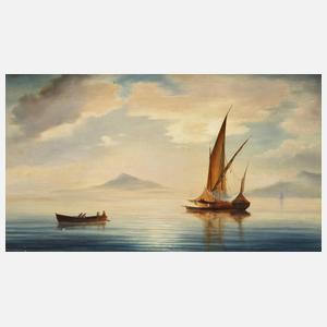 Fischerboote auf stiller See