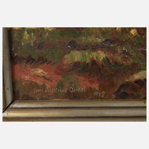 Karl Friedrich Oertel, Kleine Seelandschaft