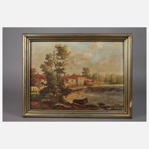 Karl Friedrich Oertel, Kleine Seelandschaft