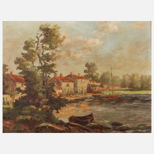 Karl Friedrich Oertel, Kleine Seelandschaft