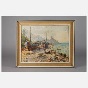 Miltner, Mediterrane Küstenszene