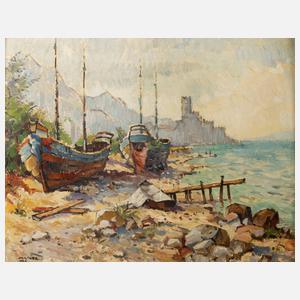 Miltner, Mediterrane Küstenszene