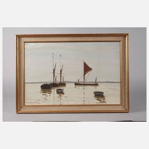 Hugh Boycott Brown, ”Grauer Tag in Pin Mill, Suffolk”