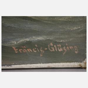 Martin Franz Fräncis-Glüsing, Segelboot vor Helgoland