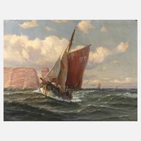 Martin Franz Fräncis-Glüsing, Segelboot vor Helgoland111