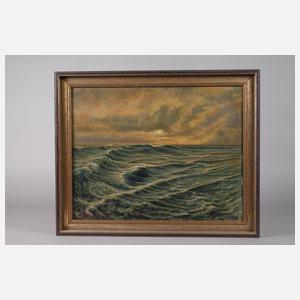 Meereswogen in der Abendstimmung