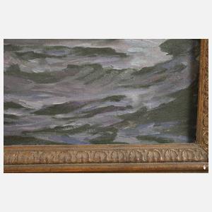 Ruderer auf stürmischer See