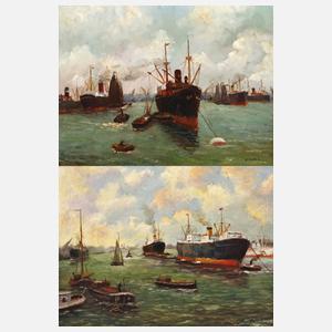 W. Rancé, Paar Hafenansichten