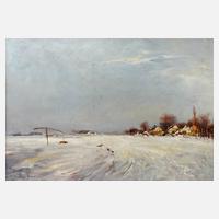 Jenö Szalay, Winterliche Pusztalandschaft111