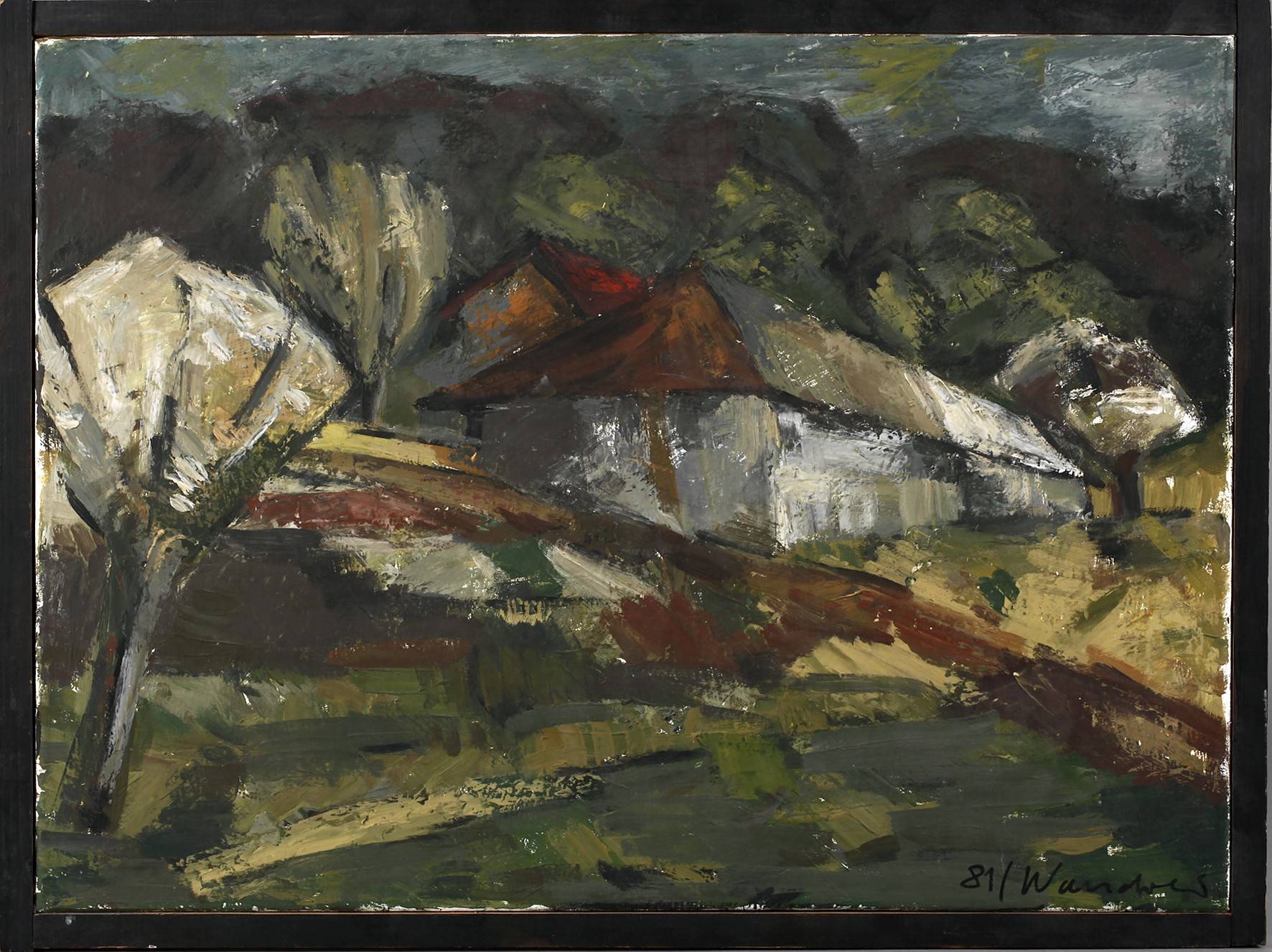 Gerd Wandrer, Bauernhaus in Sommerlandschaft