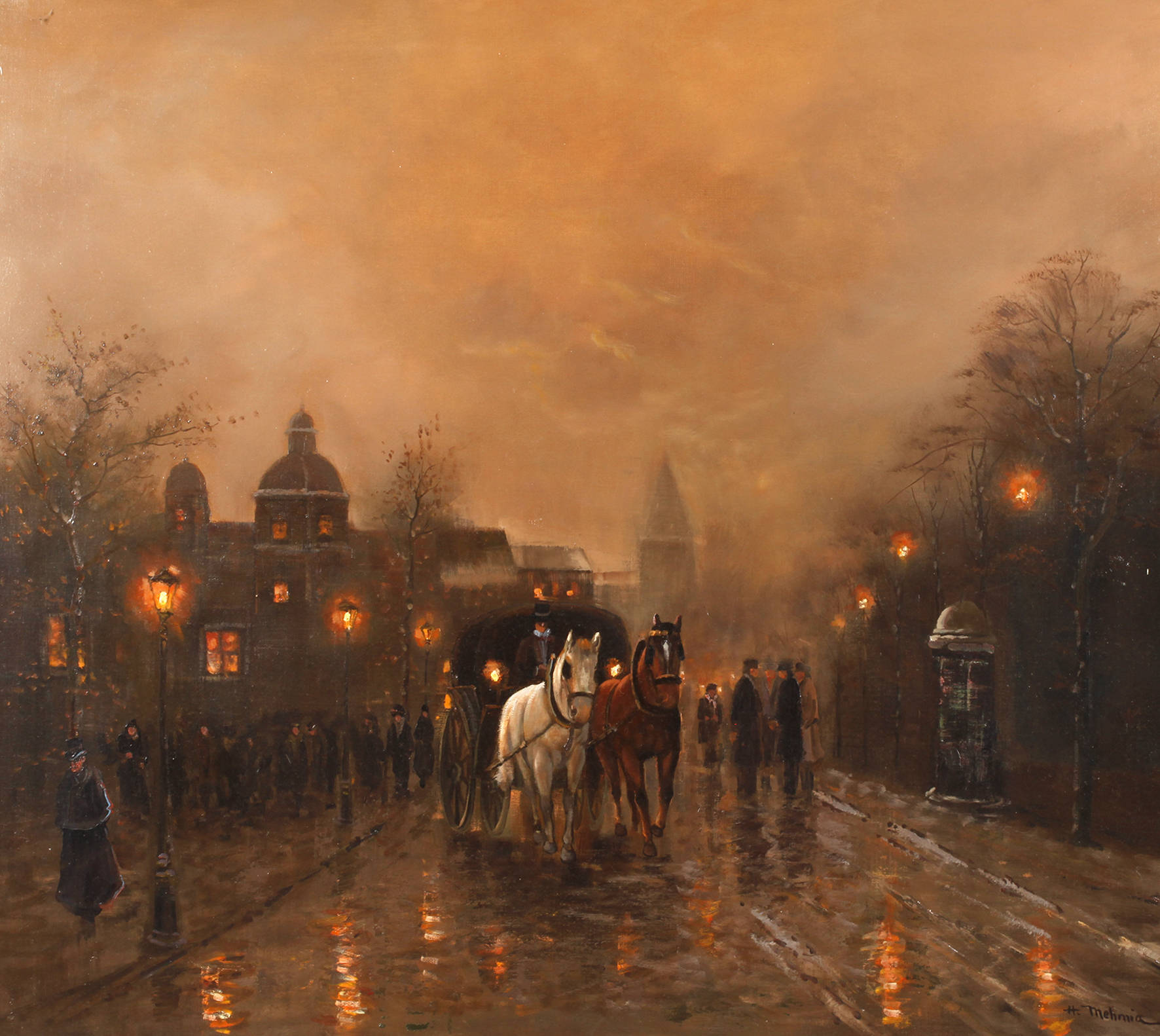 Hamid Mehrnia, Abendliche Stadtansicht