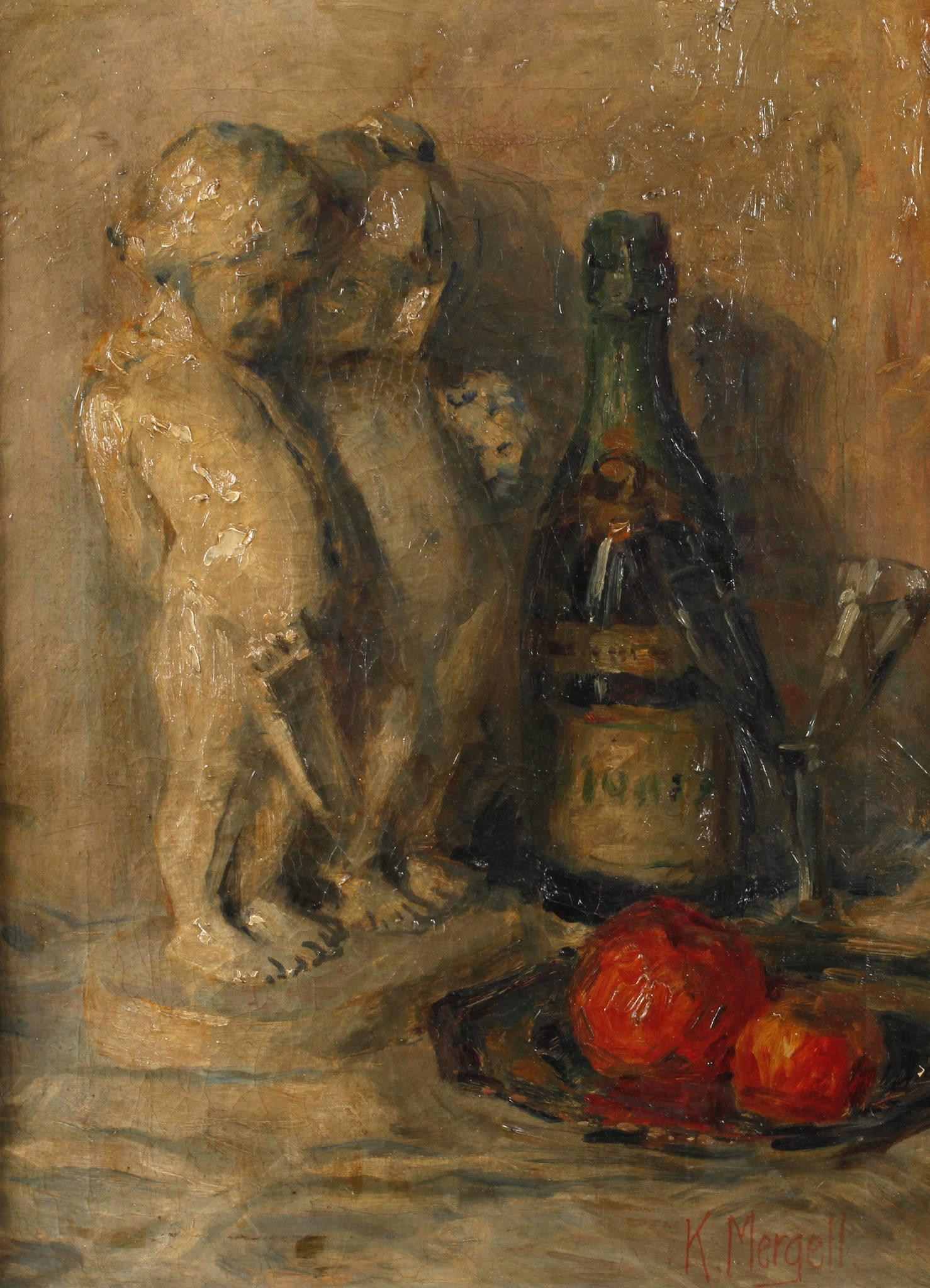 Karl Mergell, Stillleben mit Putten