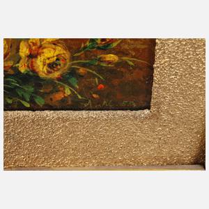 Blumenstillleben in Bauernmalerei