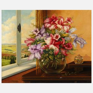 J. Olzmann, Orchideenstillleben