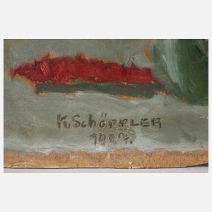 Karl Schöppler, attr., Chrysanthemenstrauß