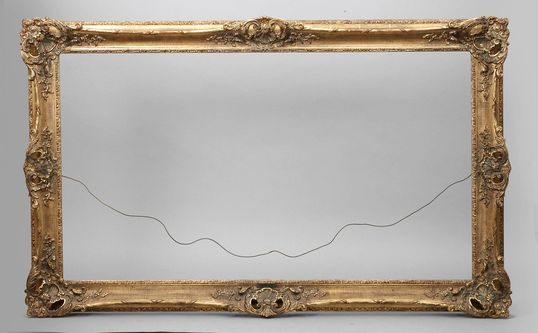 Großer Goldstuckrahmen