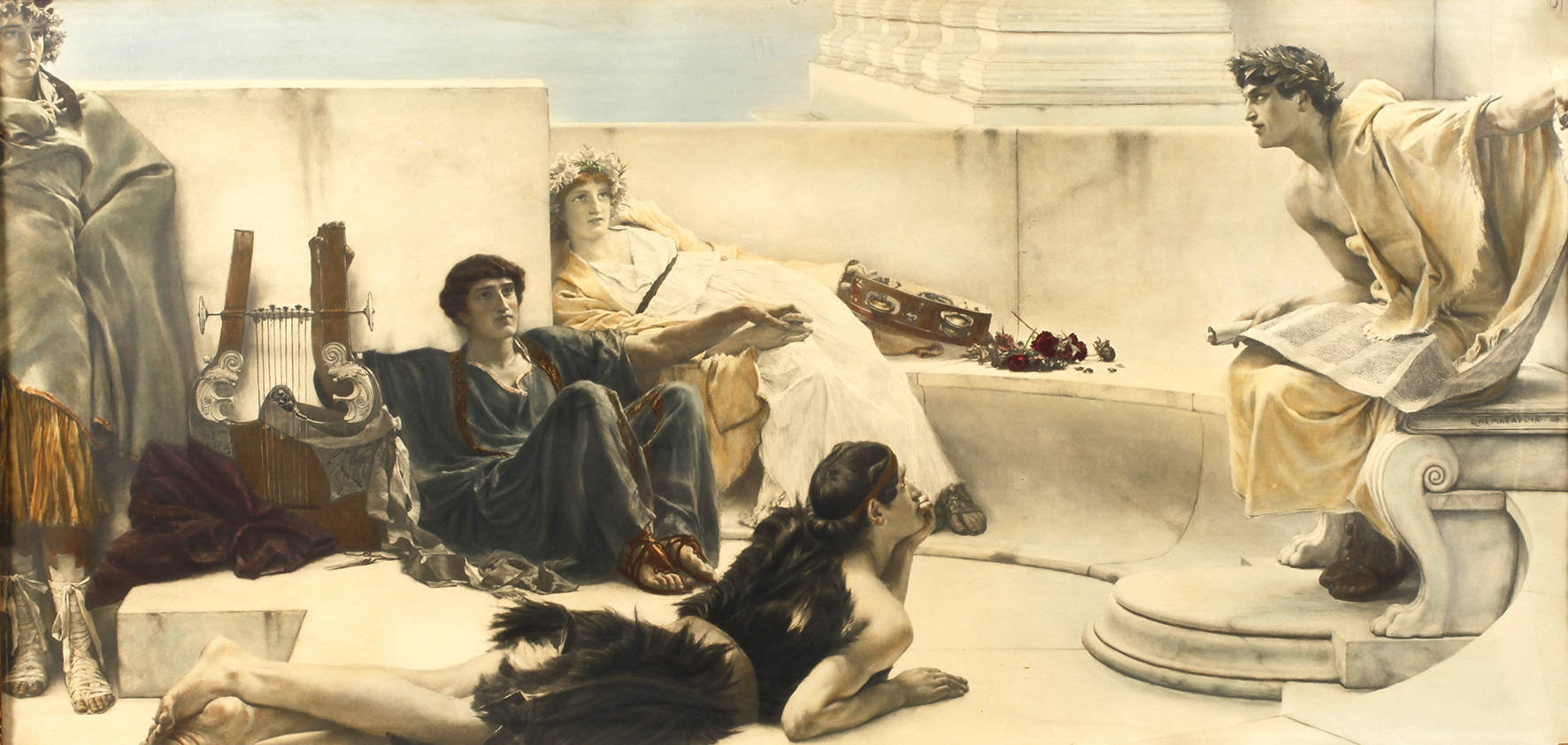 Schwarze Lackleiste um 1910